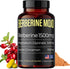 Berberine Supplement 1500mg with Ceylon Cinnamon 100mg & Magnesium Glycinate 240mg for Natural Weight Management - 60