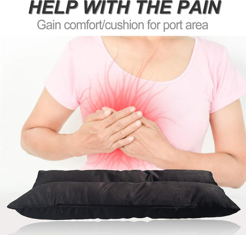 Mastectomy Seat Belt Pillows for Pacemaker Recovery, Post Surgery Cushions for Heart Surgery, Gift Accessories