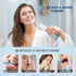 350ML Cordless Water Flosser, Dental Flosser Picks for Teeth Cleaning with 6 Jet Tips & 5 Pressure Modes (White)