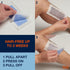 NO HAIR CREW Body Wax Strips, High Performance Wax Strips for Men, 20 Strips & 4 Cleansing Wipes