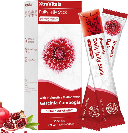 XtraVitals Coleology Cutting Jelly - Collagen Jelly Stick with Chia Seeds Collagen, Hyaluronic