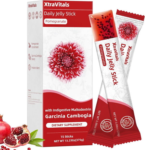 XtraVitals Coleology Cutting Jelly - Collagen Jelly Stick with Chia Seeds Collagen, Hyaluronic