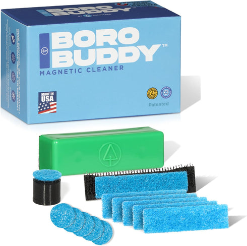 Magnetic Glass Cleaner BoroBuddy Pro | Cleans Hard to Reach Stains on