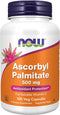 NOW Supplements Ascorbyl Palmitate, 500 mg, Esterified Vitamin C, 100 Veg Capsules
