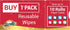 SCRUBIT 24 Pack Reusable Handy Wipes - Multi Purpose Cleaning Cloths for House and Office, Dish Cloths for Washing