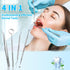 Dental Tools Professional Oral Care Hygiene Kit, Portable 4 Packs Plaque Tartar Remover Cleaner Set