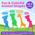 Kids Flossers 2 Pack (100 Total), Cute Animal Shapes, Floss Picks for Kids, Prevent Tooth Decay & Gum Disease, Bubble