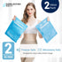 XL Reusable Ice Pack for Injuries | 11" x 14.5" - 2 Pack | Hot & Cold Pack for Back Pain Relief, Flexible