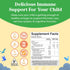 Plant Based Omega 3 Gummies for Kids - Delicious DHA Gummies for Vision, Immunity & Focus - Vegetarian, 60 Servings