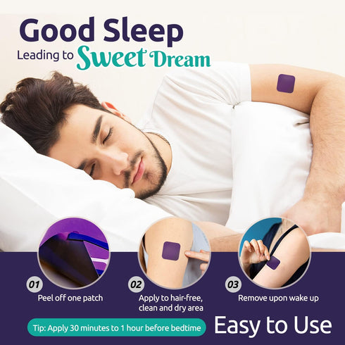 Set, (60 Sleep Patches, Sleep Patches for Adults, Upgraded Sleep Patches Easy to Apply and Comfortable, Premium