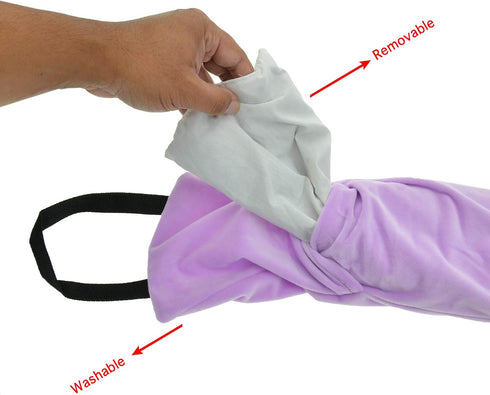 Lavender Neck Wrap - Hot or Cold Muscle Therapy for Strain & Pain Relief - Extra Long 30 Inches for Relaxation