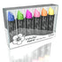 Magic Kiss 6 Piece Color Changing Matte Lipstick Set with Aloe Vera, Made in USA (Colors of Aloha 1)