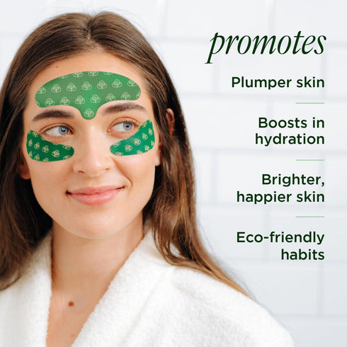 Tree of Life Reusable Forehead Anti-Wrinkle Patches - Silicone Facial Patch for Plump, Hydrated Skin - Smoothing Fine Lines & Brightens Face - 1 Mask
