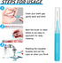 RAZOKO Interdental Brush, Toothpick Flossing Head, Easy Use Tooth Cleaning Tool, 176 Count (2mm/2.3mm/2.5mm/3mm)