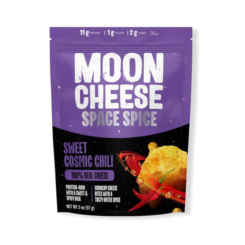 Pack, 100% 2 Oz (Pack 3, 1 Moon Cheese Space Spice, Variety Crunchy, Protein-Rich Cheese Snack, Keto Friendly, Real
