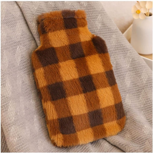 PEKJI Large Plush hot Water Bottle Warm Water Bottle for hot Compress Belly