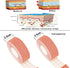 FOU Kinesiology Recovery Therapeutic Tape, Waterproof Muscle Support for Sports Injury, 1 inch x 16.4 ft