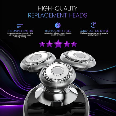 SH70 Replacement Head Blades, Compatible with Philips Series 7000 Electric Shavers, Norelco Replacement Heads