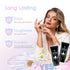 ROSALIND 2 PCS Soft Pink&White Poly Extension Gel for Nails, 30ml White & Light Pink Poly Builder Acrylic Nail Colors