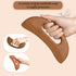 Mozeat Lens Wooden Cellulite Massager, Body Guasha Tool Lymphatic Drainage Massager Muscle Scraper Back Massage Tool