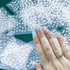 White Flower Nail Stickers, 30 Sheets 3D Self-Adhesive Floral Nail Art Supplies for Women Girls Manicure Tips