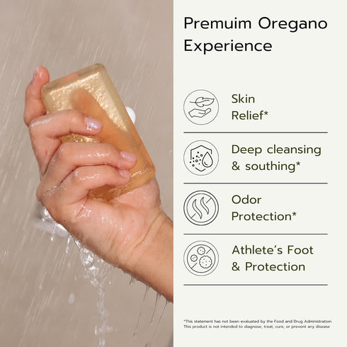 Oil of Oregano Bar - Natural Plant Therapy Hand Soap & Body Wash, 2-pack