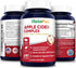 NusaPure Apple Cider Vinegar Complex 1500 mg, 180 Veg Caps, Suitable for Vegetarians and Vegans