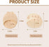 4 Pairs Metatarsal Pads, Honeycomb Fabric Ball of Foot Cushions for Women High Heels, Invisible Soft Toe Pads for Pain