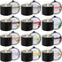 TLNFHRPI 12pcs Sets,1oz Massage Oil Candle,Moisturising Natural Soybeans Gift Low Temperature Body Oil Scented Candles