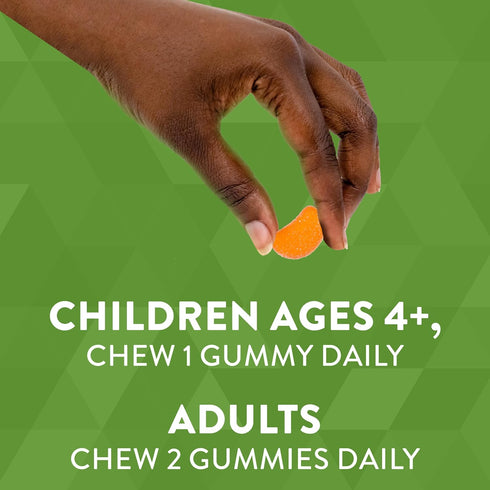 Nature’s Way Vitamin C Gummies, 250 mg per 2-gummy Serving, Orange Flavored, 120 Gummies, Support Immune Health*