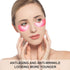 Pink Collagen Eye Mask, 30 Pairs Crystal Gold Under Eye Patches For Puffy Eyes and Dark Circles – Look Less Tired and Reduce Wrinkles and Fine Lines (Pink)