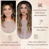 Hetto 12 Inch Sew in Hair Extensions, Balayage Brown to Blonde Weft, 70g Real Human Hair Extensions