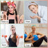 Tigeen 48 Pieces Spa Headband Bulk - Coral Fleece Bow Hair Band for Women Shower, Skincare, Gifts