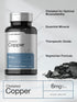 Horbaeach Chelated Copper Supplement 6mg | 300 Tablets | Vegetarian, Non-GMO, Gluten Free