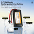 Mspalocell 2 Pack 5600mAh 3.7v 2.0 2-Pin Pack 3.7 Speaker(1S2P) Lithium ion Battery with JST-PH Rechargeable Battery