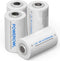POWEROWL Rechargeable C Batteries, 5000mah Low Self Discharge NiMH C-Cell Battery (4 Pack)