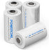 POWEROWL Rechargeable C Batteries, 5000mah Low Self Discharge NiMH C-Cell Battery (4 Pack)