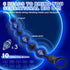 SMAM 12 10 3 6 Vibrating Anal Beads Anal Toys, Insertable Silicone Long Butt Plug Prostate Massager with Vibration