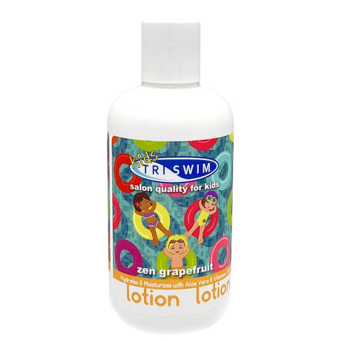 TRISWIM Kids Scented Body Lotion, Skin Hydrating Moisturizer with Aloe Vera for Chlorine Removal