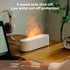 HMFREE 150ml 7 Essential Oil Diffuser, Fireplace Fire Flame Aromatherapy Diffuser, Ultrasonic Cool Mist Humidifier
