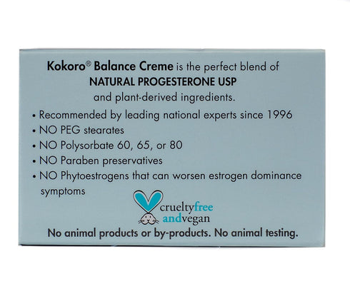 Kokoro 2oz Recommended 1996 Balance Creme for Women | Skin Moisturizing | Jar | No Phytoestrogens | Since in What Your