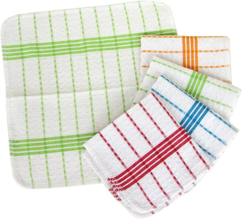 Multi-Purpose Cleaning Cloths, Set of 10 Kitchen Cleaning Towels, 11.5 x 11.5", Perfect for Dishes & Dusting