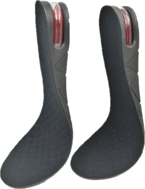 Kalevel Height Increase Insoles, 3cm, 1.2 Inches, Black Shoe Lifts for Men & Women