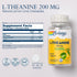 SOLARAY L Theanine 200mg - Mood Support Supplement with Vitamin B6, Calming Support, 30 Servings
