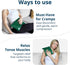 Microwave Heating Pad for Pain Relief, 10" x 7" Portable Heating Pad with Removable Cover for Back, Neck, Shoulders,