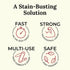 Chateau Spill Red Wine Stain Remover for Clothes, 25 Wipes for Stubborn Stains on Tablecloth, Carpet, Upholstery