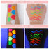 BOBISUKA 8 Colors UV Neon Liquid Eyeliner Set, Matte Colored Eyeliners, Waterproof Smudge-proof Pigmented Gift Kit