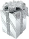 LDDIFHWW Resin Gift Box, Ornament, Sculpture, Home Decoration, for Desk, TV Stand, Sliver