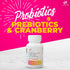 vH Essentials Probiotics for Women with Prebiotics, Cranberry & Vitamin C - 60 Capsules, Vaginal & Gut Health