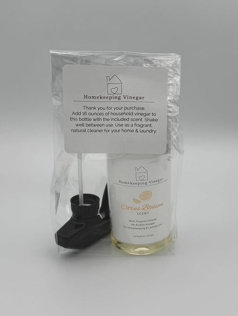Homekeeping Vinegar Citrus Blossom Scent For Household Cleaning Toxin-Free and Environmentally Friendly *Add Your Own
